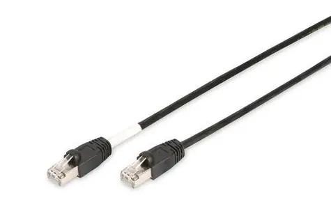 Digitus Cat6 S/FTP černá / Patch kabel / 10 m / RJ-45 / Outdoor UV odolný / PoE++