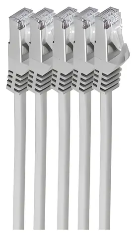 Shiverpeaks Cat7 S/FTP patch kabel šedá / Síťový kabel / RJ-45 / 3 m / 600 MHz / LSZH