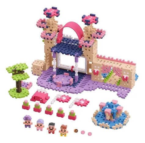 MARIOINEX Stavebnice Mini Waffle Princess / 280 dílků / od 6 let