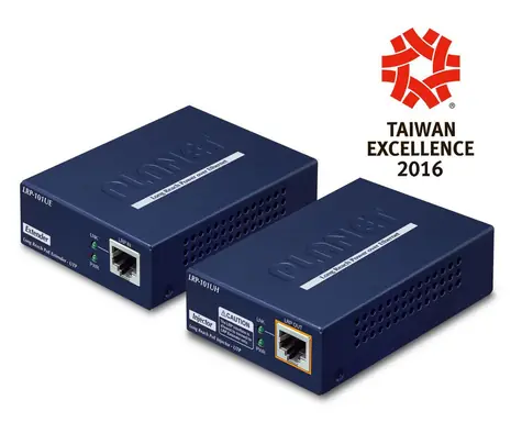Planet 1-Port Long Reach PoE extender / PoE extender / 1 port