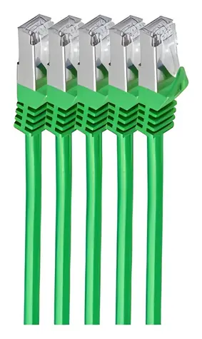 Shiverpeaks Cat7 S/FTP 3 m zelená / Patch kabel / RJ-45 / LSZH