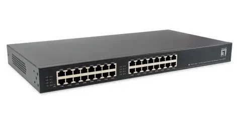 LevelOne POH-1620 / PoE Midspan Hub / 16x GE / 400W / 19" rack / 1U