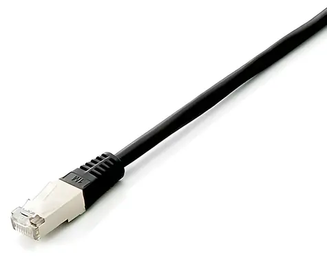 Equip Cat6a Platinum černý / Patch kabel / S/FTP / RJ45 / 0,5 m / 10 ks