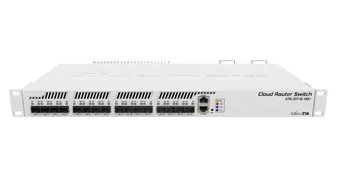 MikroTik CRS317-1G-16S+RM / Switch / 16x SFP+ 10GbE / 1x GLAN / RouterOS/SwitchOS L6 / Rack 19"