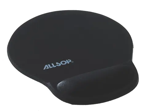 Allsop černá / Gelová podložka pod myš / podpora zápěstí 20 mm