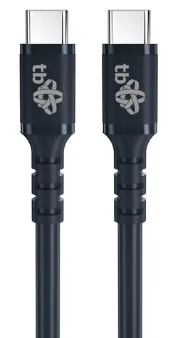 TB Touch Kabel USB-C - USB-C 1m černý / Power Delivery 60W / USB 2.0 / Jelly