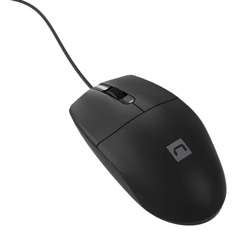 Natec Ruff Plus černá / Kancelářská myš / Optická / 1200 DPI / USB / 3 tlačítka