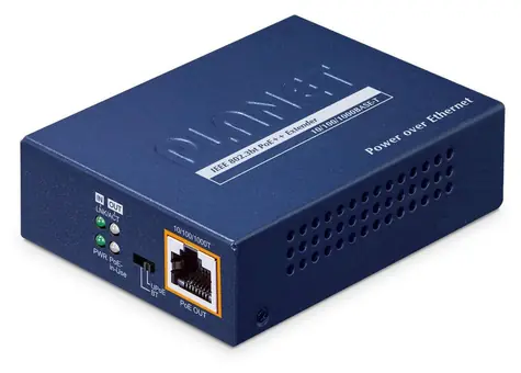 Planet POE-E301 / PoE extender / 1-port / dosah 400 m