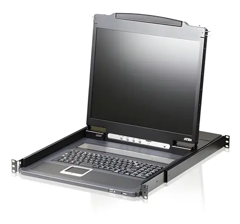 ATEN Slideaway console 19" LED / KVM konzole / rack 19" / klávesnice a touchpad / PS/2+USB