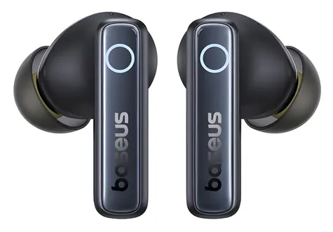 Baseus Bowie 35 černá / Bezdrátová sluchátka / ANC / Bluetooth 5.3 / nabíjecí pouzdro
