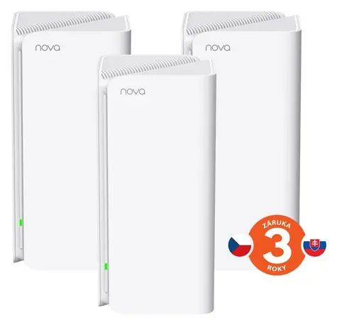 Tenda Nova MX15 Pro (3 ks) / Mesh systém / Wi-Fi 6 / AX5400 / 9x Gigabit LAN/WAN / WPA3