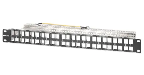 Intellinet 721028 / Patch panel / 48 portů / RJ-45 / 1U / 19" / PoE