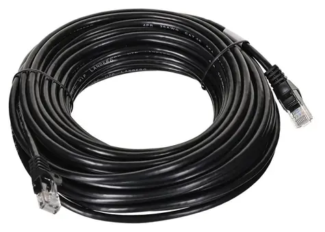 Lanberg CAT5E UTP 15m černá / Patch kabel / RJ45-RJ45