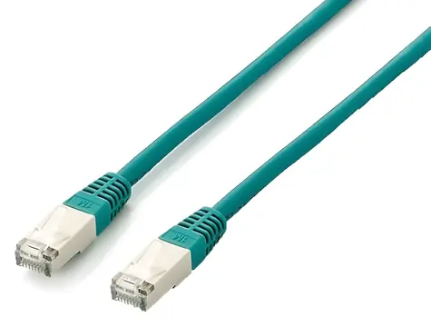 Equip Cat6a S/FTP zelený / Patch kabel / RJ-45 / 0,5 m / PoE / LSZH plášť