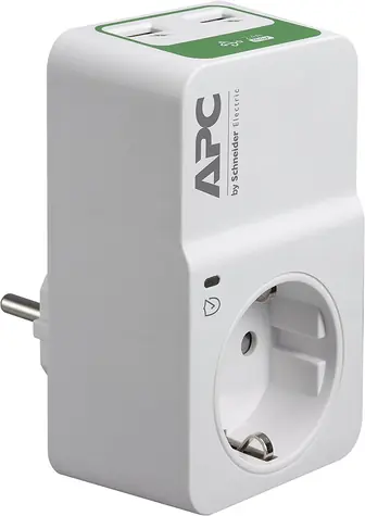 APC Essential SurgeArrest 1 / Přepěťová ochrana / 230 V / 1 zásuvka / Bílá
