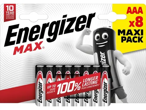 Energizer MAX AAA 1.5V alkalické / 8ks / LR03