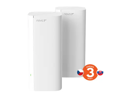Tenda Nova EE3 Pro (2 ks) / Mesh systém / Wi-Fi 7 / BE3600 / 6x Gigabit LAN/WAN / WPA3