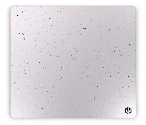 Endorfy Stoneflow White L bílá / Podložka pod myš / 450x400x3 / voděodolná / obšitá / gumová spodní vrstva