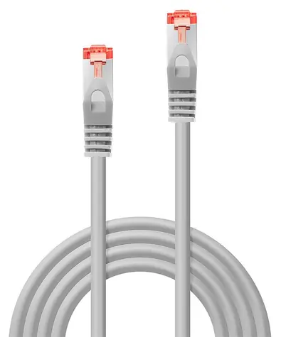 Lindy Cat6 S/FTP 0,3m šedá / Patch kabel / RJ-45