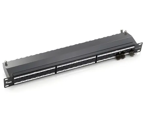 Equip Patchpanel / Patch panel / 24x RJ-45 / Cat6a FTP / 1U / 19"