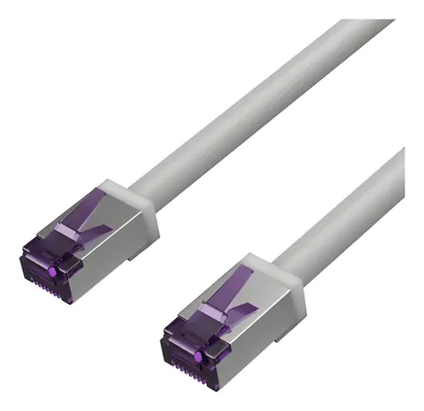 Shiverpeaks CAT6a S/FTP šedá / Patch kabel / 0,5 m / 500 MHz