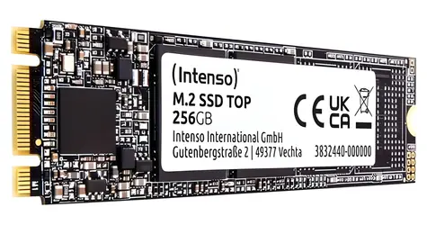 Intenso Top Performance 256GB / M.2 SSD / SATA III / RW: 550/500 MB/s