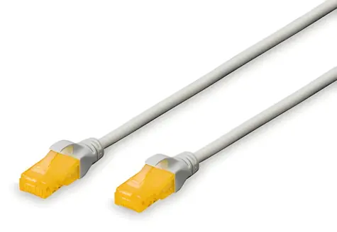 Digitus Cat6A U/UTP šedý / Patch kabel / RJ-45 / 10 m / AWG 26/7 / LSZH