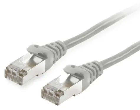 Equip šedá / Patch kabel / Cat6 S/FTP / RJ-45 / 1,5 m / PoE+
