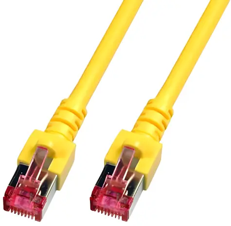 EFB Cat6 S/FTP 30m žlutá / Patch kabel / RJ-45 / LSZH