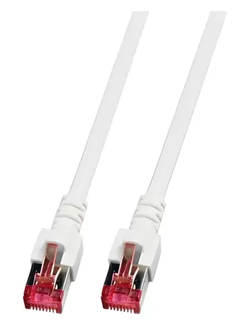 EFB Patchkabel Cat6 bílá / Síťový kabel / S/FTP / RJ-45 / 1 m / LSZH