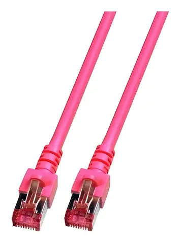 EFB CAT6 S/FTP 1,5m fialová / Patch kabel / RJ45-RJ45 / LSZH / 250 MHz / 5000 Mbit/s