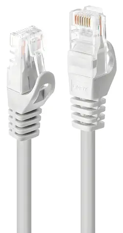 Lindy bílá / Síťový kabel / Cat6 U/UTP / 2 m / RJ-45