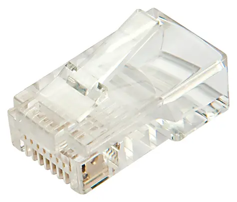 Lindy průhledná / Konektor RJ-45 / Cat.5e UTP / 10 ks