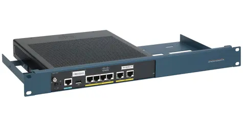 Rackmount.IT RM-CI-T19 modrá / Úchyt na firewall / 1U / Cisco ISR 921, ISR 931