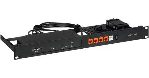 Rackmount.IT RM-SW-T14 černá / Montážní sada do racku / pro SonicWall TZ80 / 1U