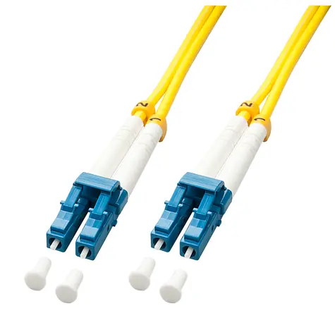 Lindy LC-LC OS2 2m / Optický patch kabel / Singlemode 9/125 µm / Duplexní, LSZH