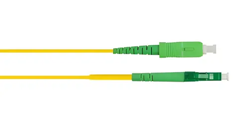 Good Connections OS2 1 m žlutá / Optický patch kabel / LC/SC / Singlemode APC / 9/125 µm / LSZH