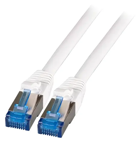 EFB CAT6a S/FTP 1m bílá / Patch kabel / RJ-45 / LSZH
