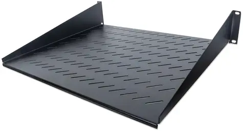 Intellinet 712514 černá / Rack police / 19" / 2U / perforovaná / nosnost 25 kg