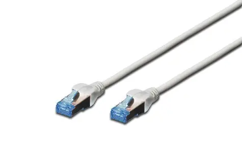 Digitus CAT 5e SF/UTP šedá / Patch kabel / 2 m / AWG 26/7 / PVC / Měď