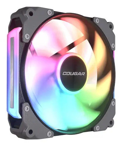 COUGAR Apolar 120 ARGB Reverse Blade černá / Ventilátor / 120 mm / 75,4 CFM / PWM / ARGB
