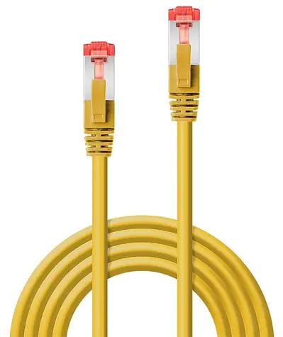 Lindy Cat6 S/FTP žlutá / Patch kabel / RJ45-RJ45 / 2 m