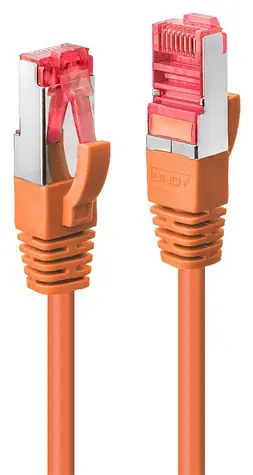 Lindy Cat6 oranžová / Patch kabel / S/FTP / RJ45-RJ45 / 2 m
