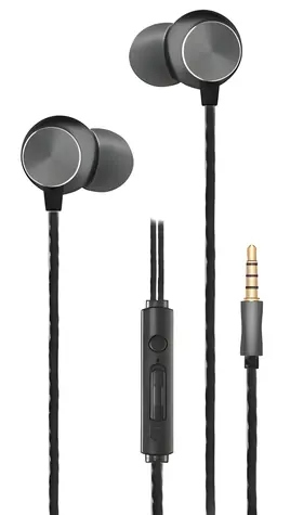2GO Deluxe černá, antracitová / Sluchátka / Do uší / Mikrofon / Jack 3,5 mm