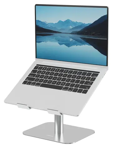 Fellowes Alumia stříbrná / Stojan na notebook / do 15" / nastavitelná výška / nosnost 5 kg