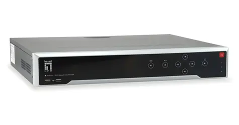 LevelOne NVR-1332 / Rekordér / NVR / 32 kanálů / do 12Mpix / 4x HDD slot / 2x LAN / HDMI