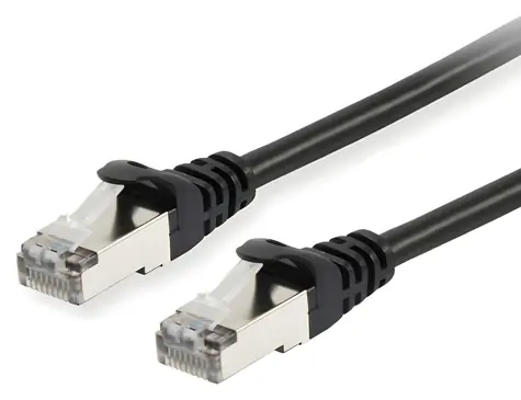 Equip 3 m černá / Patch kabel / Cat6a S/FTP / RJ45-RJ45 / PoE+ / LSZH