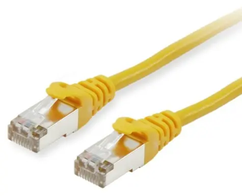 Equip CAT6a žlutá / Patch kabel / S/FTP / LSZH / 1 m