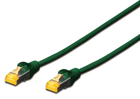 Digitus CAT 6A S/FTP zelený / Patch kabel / AWG 26/7 / 2 m / LSZH plášť