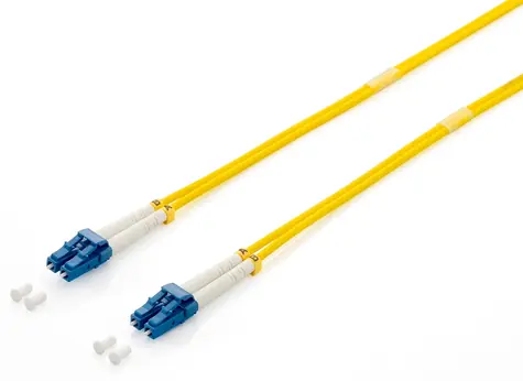 Equip LC-LC / Optický patchkabel / OS2 Singlemode / Duplex / 1 m / žlutý